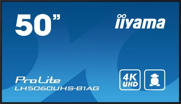 iiyama Digitalni ekran 50" Iiyama LH5060UHS-B1AG IPS 3840x2160/Android 11/60Hz/8ms/HDMI Slika 1