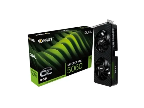VGA Palit RTX5060 Dual OC 8GB NE75060S19P1-GB2063D Slika 1