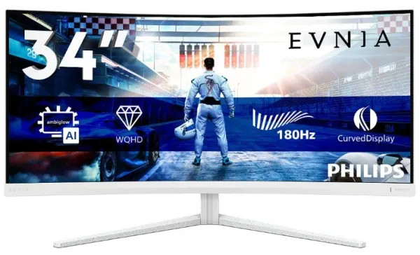 Monitor 34" Philips 34M2C5501A/00 FastVA 3440x1440/180Hz/1ms/2xHDMI/DP/USB/zvucn Slika 1