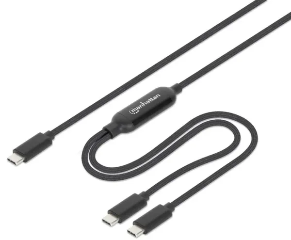 Manhattan Dual USB-C Charging Cable 100 W, 2 m 355810 Slika 1
