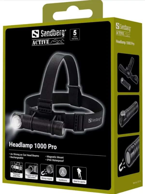 Sandberg 421-36 Headlamp 1000 Pro Slika 8
