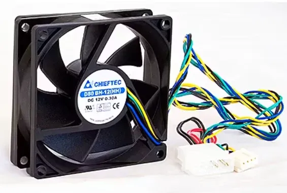 CHIEFTEC Ventilator 80mm Chieftec AF-0825PWM PWM Crni Slika 1
