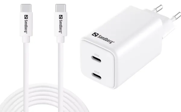 Sandberg 441-76 AC Charger USB-C PD65W EU 3M Slika 1