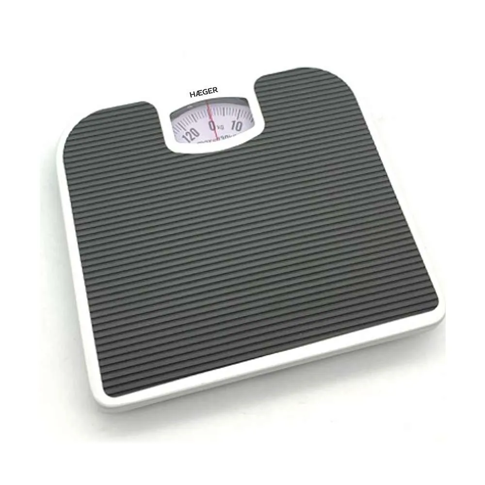 HAEGER BS-MEC.012A TELESNA MEHANIČKA VAGA 130KG TAMNO SIVA Slika 1