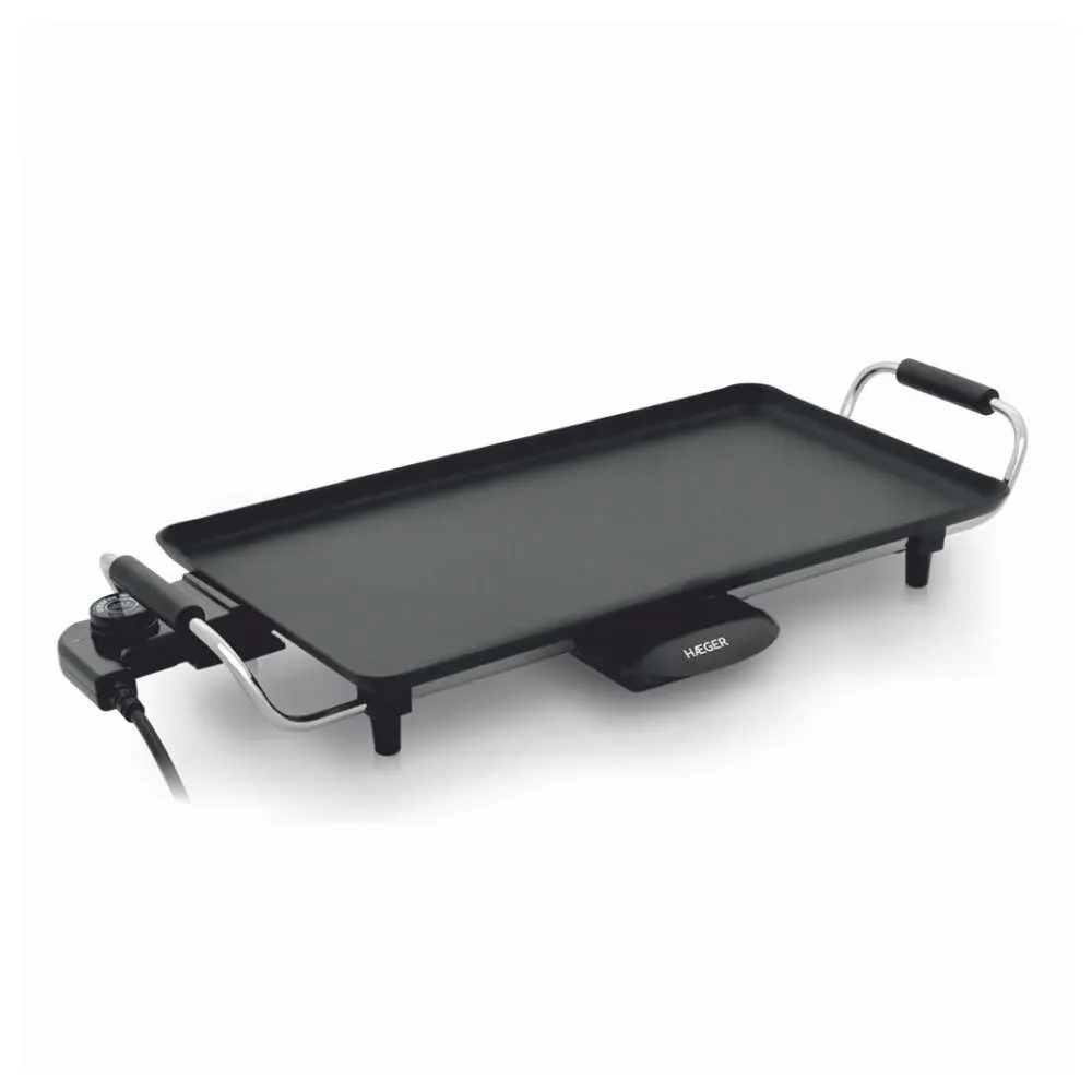 HAEGER GR-200.010A ELEKTRIČNA GRIL PLOČA SA RUČKAMA 2000W Slika 1
