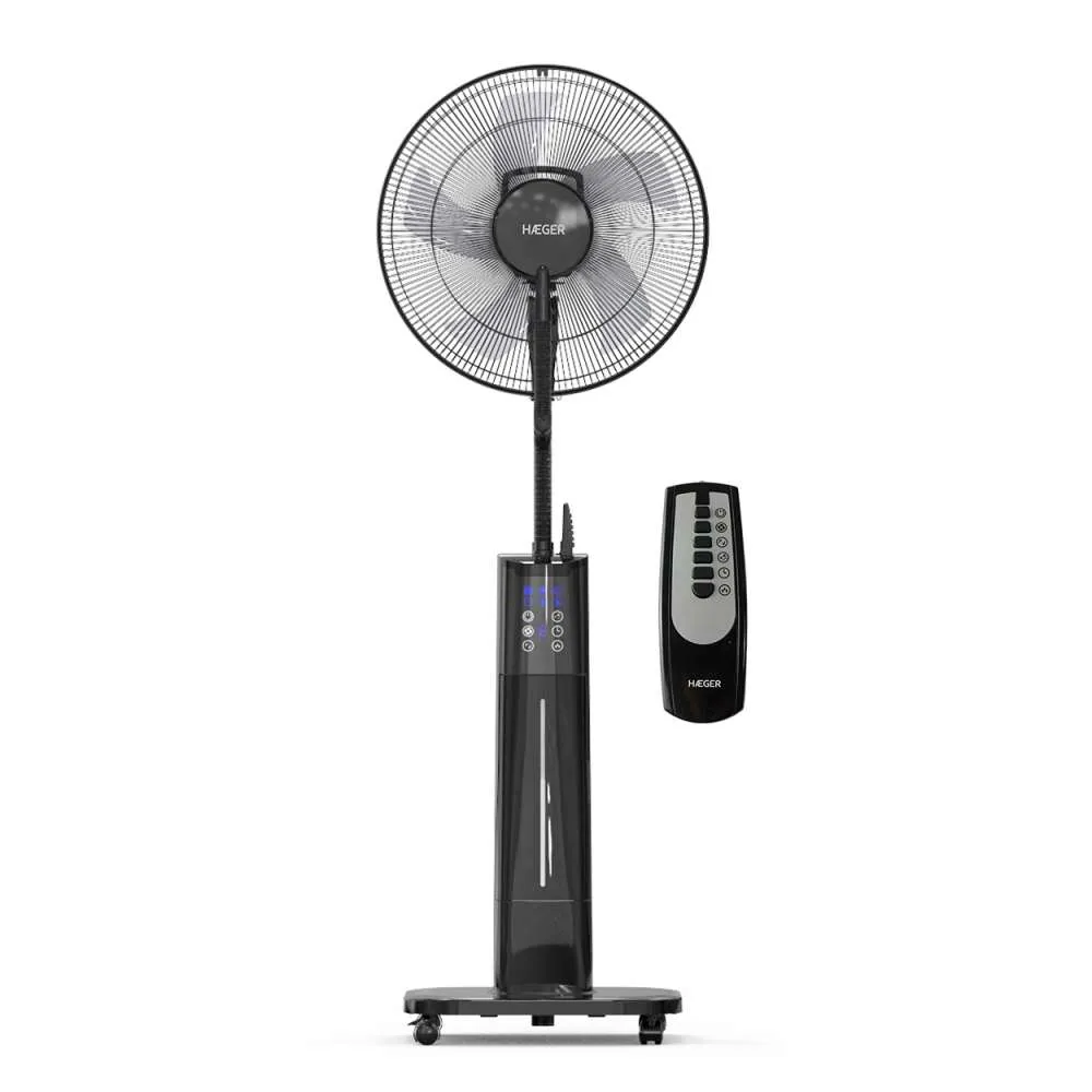 HAEGER HF-18R.002A STOJEĆI DIGITALNI VENTILATOR SA RASPRŠIVAČEM VODE Slika 1