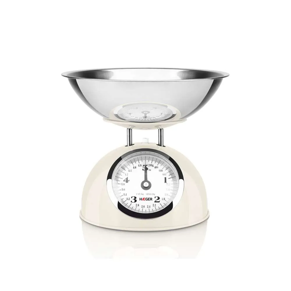 HAEGER KS-CME.009A MEHANIČKA KUHINJSKA VAGA SA POSUDOM 5KG Slika 1