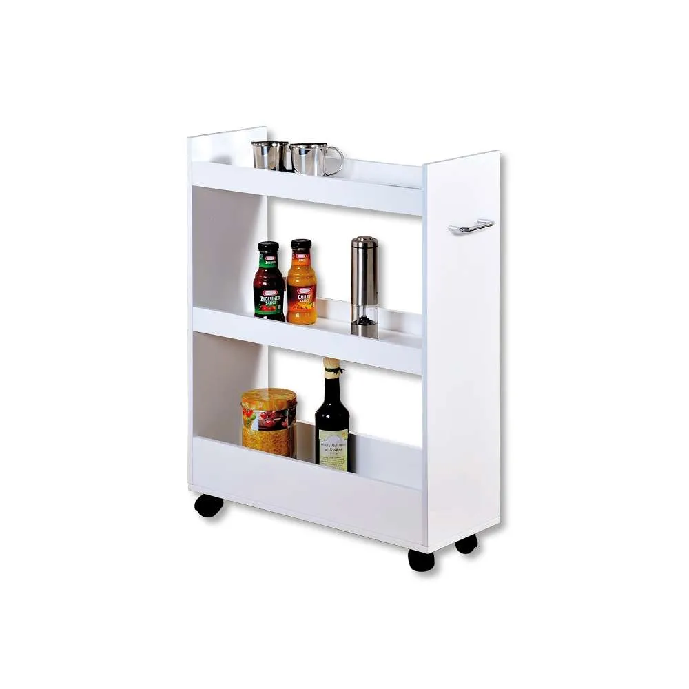 KESPER KSP24852 VIŠENAMENSKA POLICA SA TOČKIĆIMA 60X22X78CM BELA Slika 1