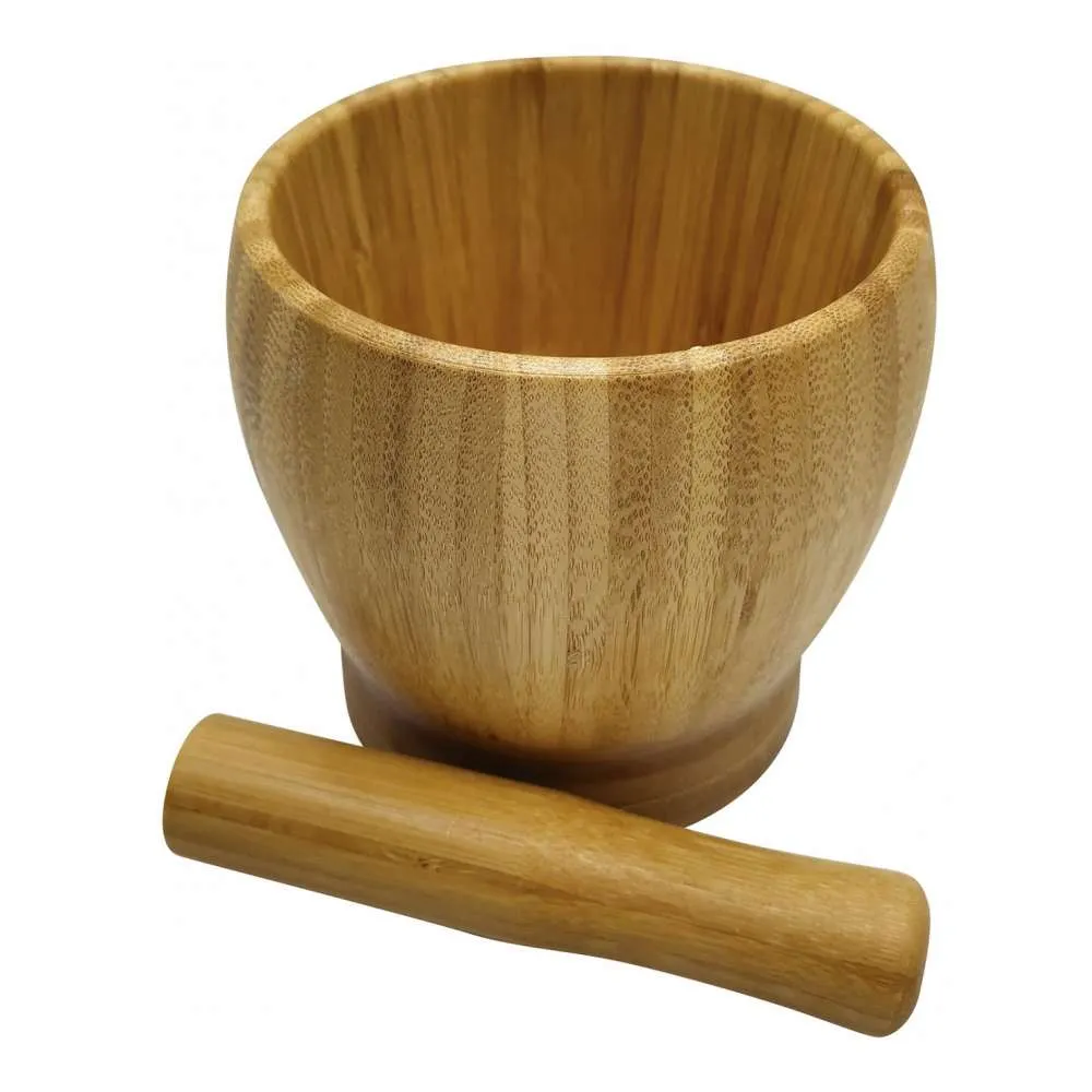KINGHOFF KH1617 AVAN I TUČAK ZA ZAČINE OD BAMBUSA 11,5CM Slika 1