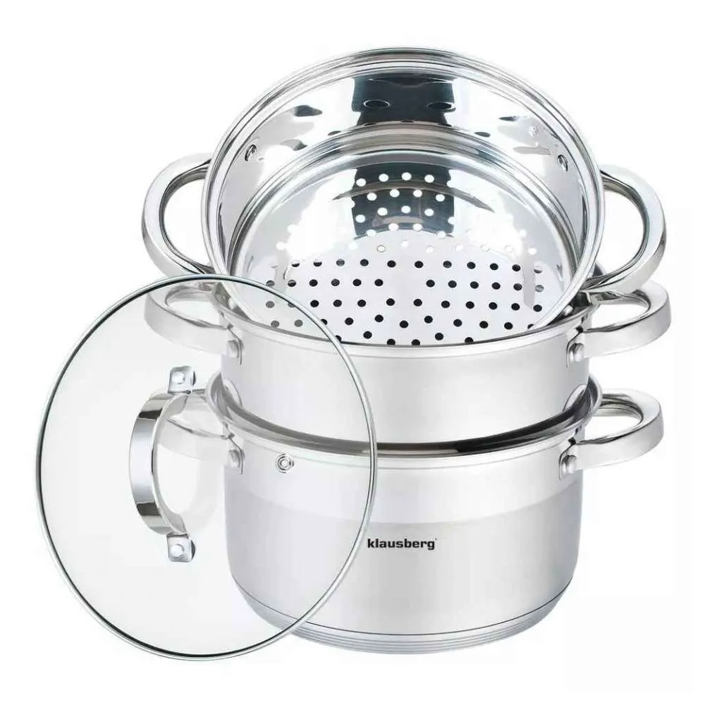 KLAUSBERG KB7139 SET ŠERPI 4/1 ZA KUVANJE NA PARI 3.1L 20CM Slika 1
