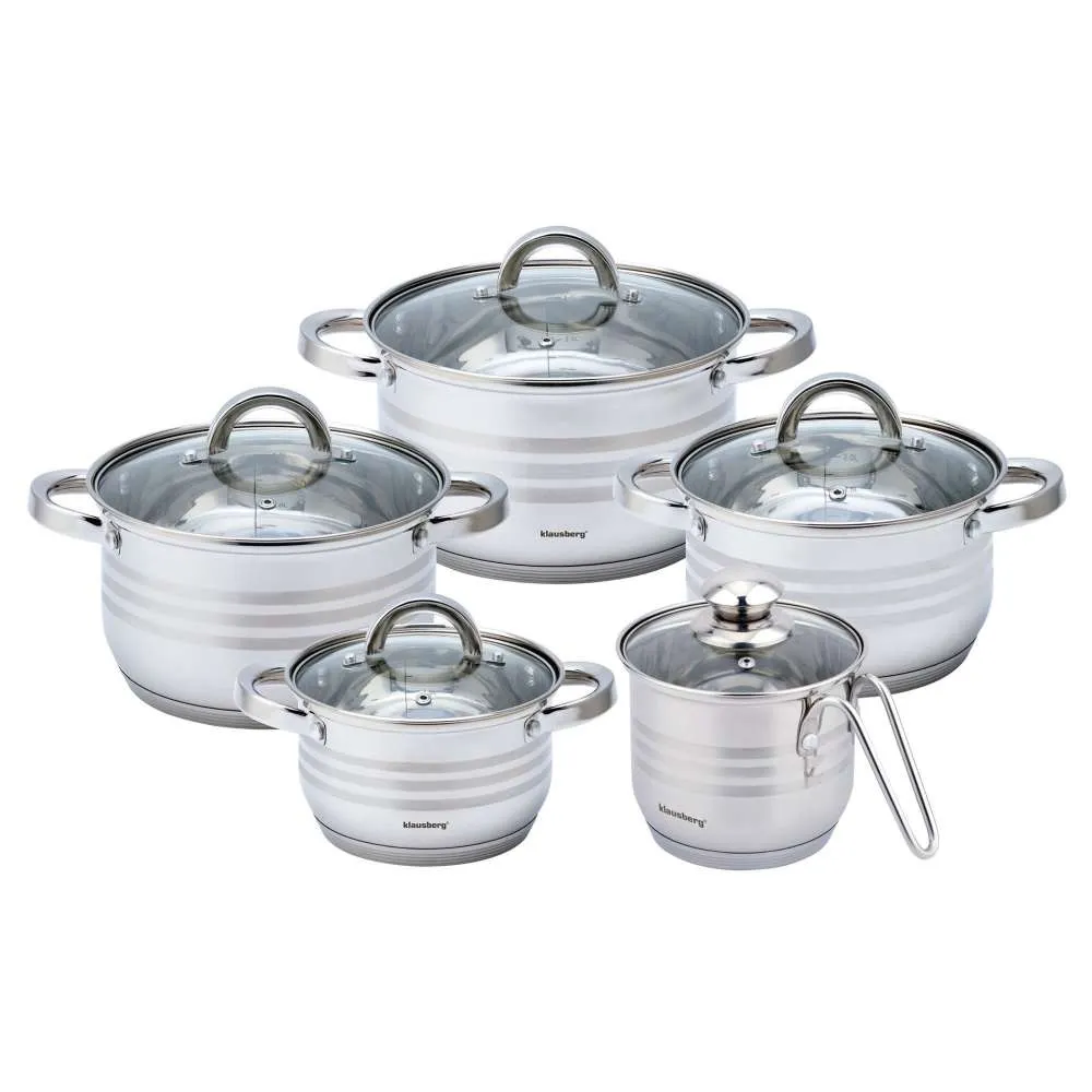 KLAUSBERG KB7696 SET ŠERPI INOX 16/18/20/24/14 Slika 1