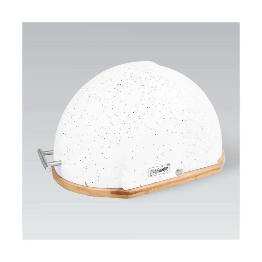 MAESTRO MR1678WH KUTIJA ZA HLEB 37,5X27,5X21 CM BELA BAMBUS Slika 1