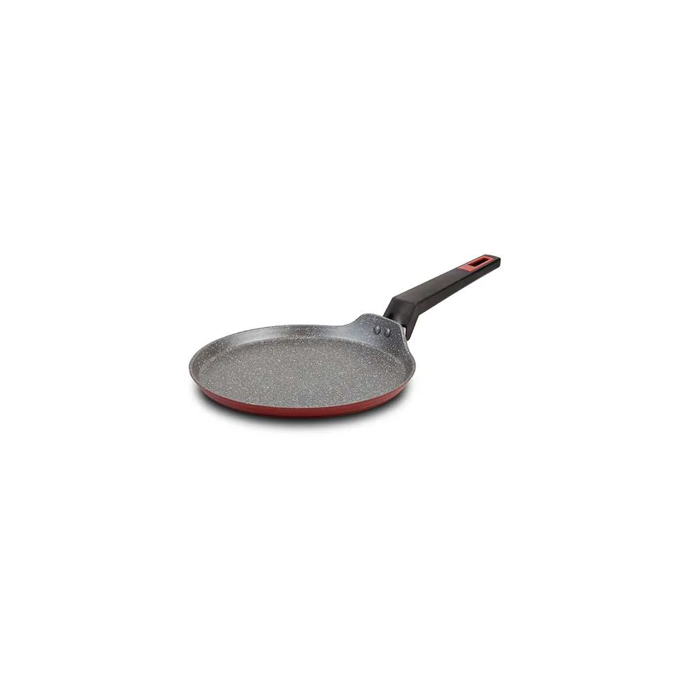 NAVA NV10-144-062 TIGANJ ZA PALAČINKE 24CM TAURUS SA NELEPLJIVIM PREMAZOM CRVEN Slika 1