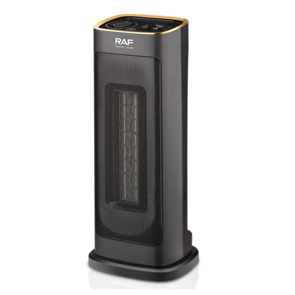 RAF R.1179B STUBNA KERAMIČKA GREJALICA SA ROTACIJOM CRNA 2000W Slika 1