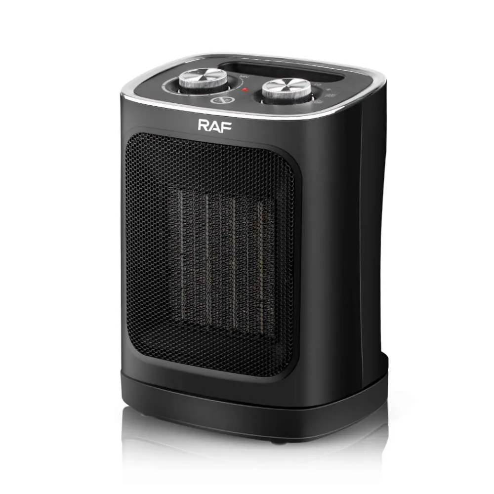 RAF R.1188B KERAMIČKA ROTIRAJUĆA GREJALICA CRNA 1800W Slika 1