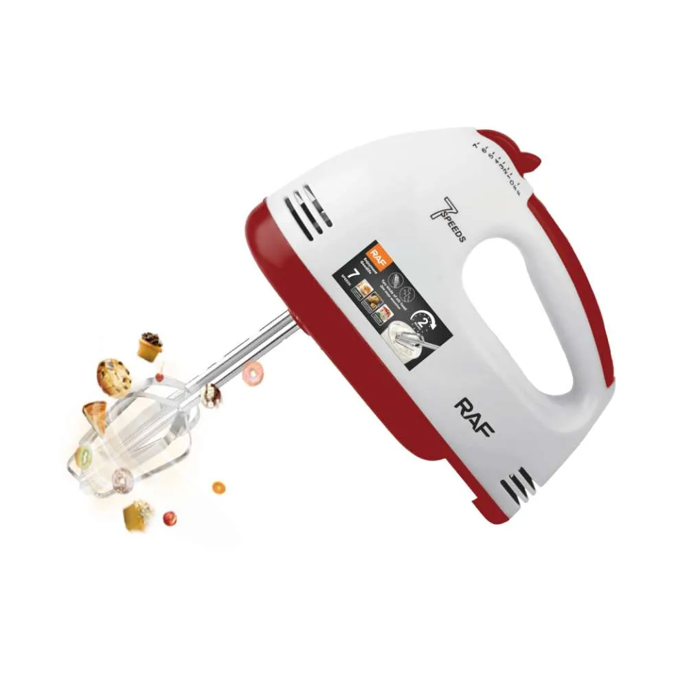RAF R.6633WR RUČNI MIKSER BELO/CRVENI 270W Slika 1