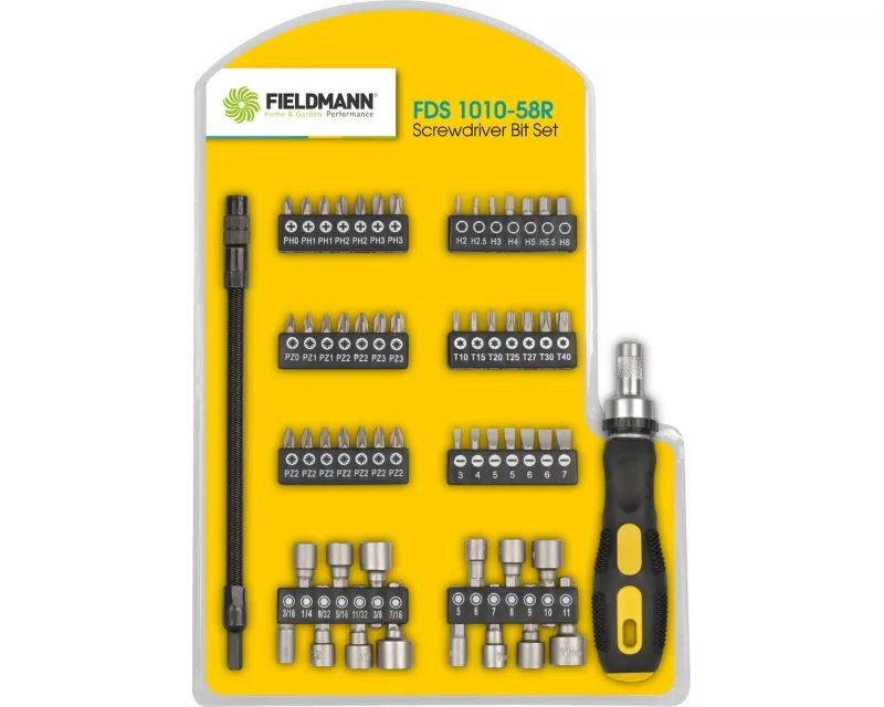 FIELDMANN FDS 1010-58R Set bitova sa odvijačem Slika 1