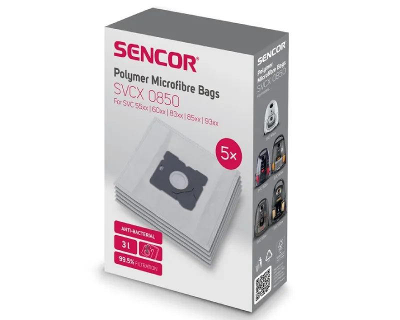 SENCOR SVCX 0850  55/60/83/85/93 (5pcs) Kese za usisivač  Slika 2
