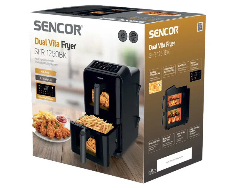 SENCOR SFR 1250BK multifunkcijska friteza na vruć vazduh Slika 9