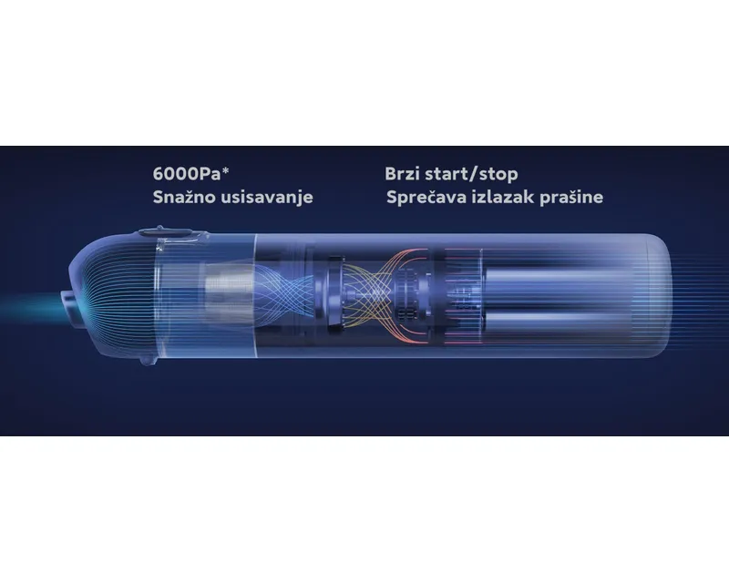 XIAOMI Mini bežični ručni usisivač sa posudom (BHR5156EU)  Slika 5
