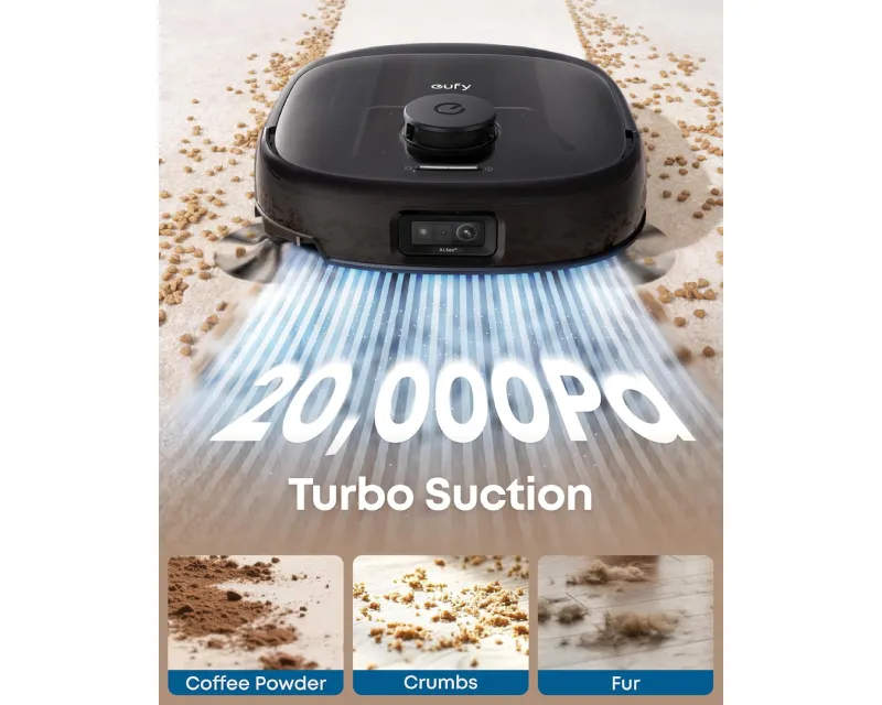 ANKER Eufy Omni E25 HydroJet Robot Usisivač sa bazom crni  Slika 6