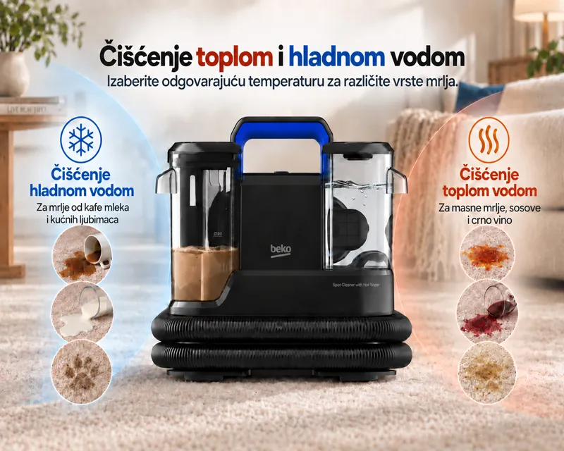 BEKO VSC 1200 B usisivač sa posudom Slika 6