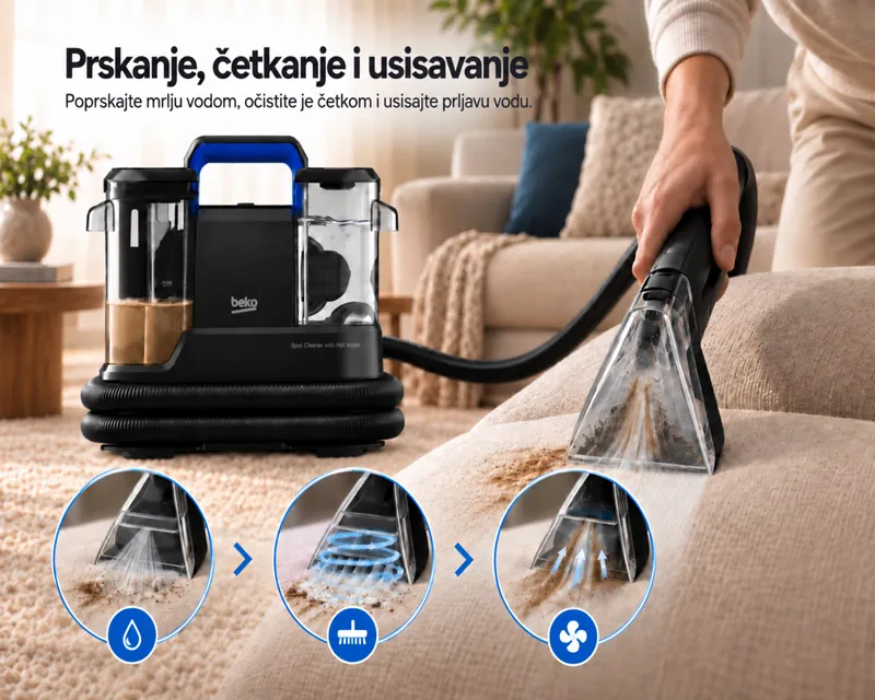 BEKO VSC 1200 B usisivač sa posudom Slika 7