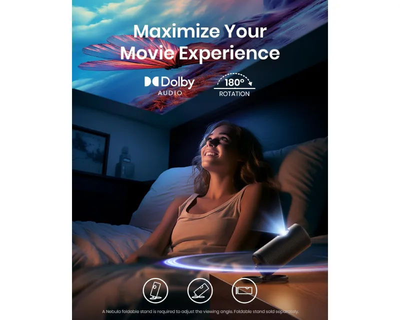 ANKER Nebula Capsule 3 Full HD Android TV projektor Slika 7