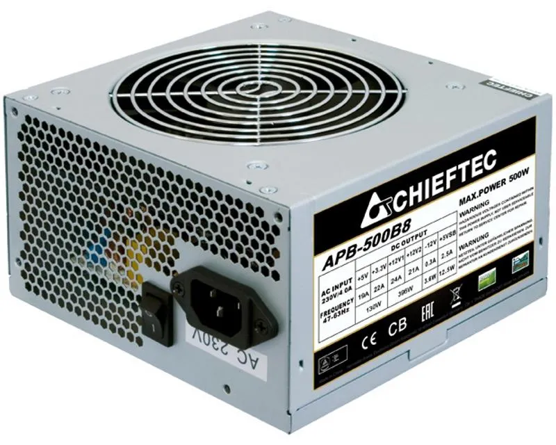 CHIEFTEC APB-500B8 500W VALUE 80Plus White napajanje bulk Slika 1