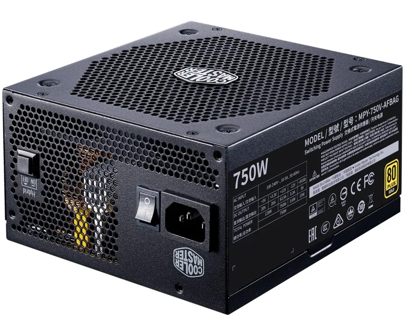 COOLER MASTER MWE Gold V2 750W napajanje (MPY-750V-AFBAG-EU) 5Y Slika 2