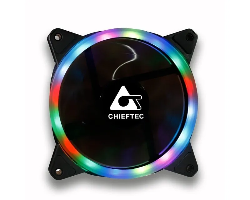 CHIEFTEC Ventilator AF-12RGB 120mm x 120mm x 25mm RGB Slika 2
