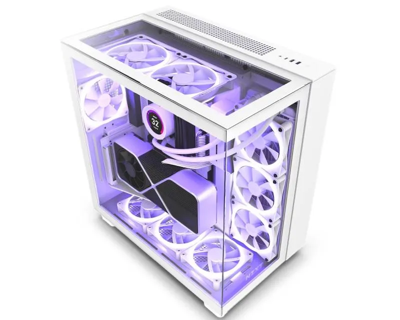 NZXT H9 Elite Gaming kućište (CM-H91EW-01) belo  Slika 1