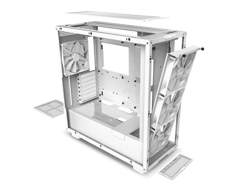 NZXT H7 (2023) Elite Gaming kućište (CM-H71EW-02) belo Slika 5