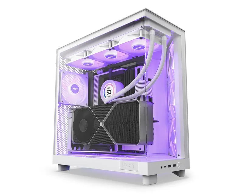 NZXT H6 Flow RGB kućište belo (CC-H61FW-R1) Slika 3