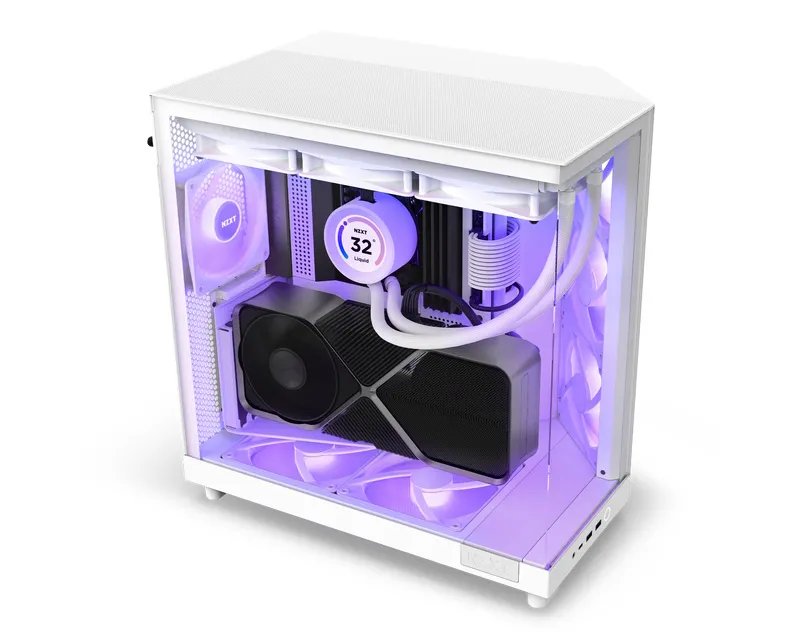 NZXT H6 Flow RGB kućište belo (CC-H61FW-R1) Slika 1