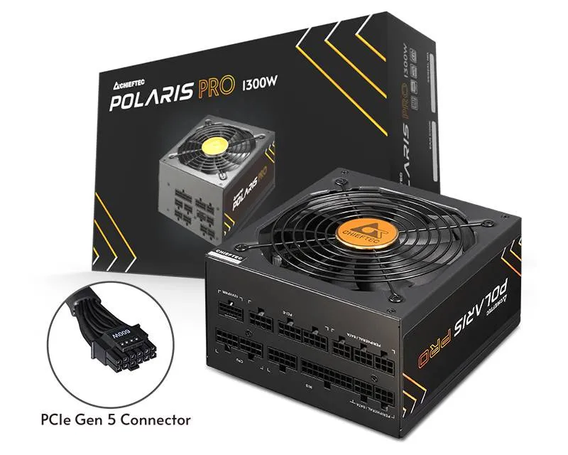 CHIEFTEC PPX-1300FC-A3 1300W POLARIS PRO 80Plus Platinum modularno napajanje 5Y  Slika 7