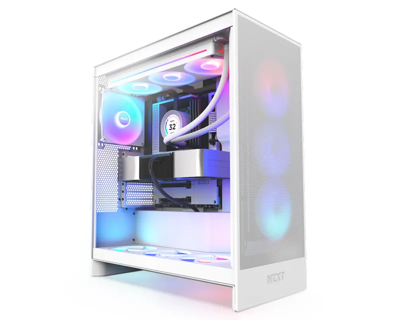 NZXT H7 Flow RGB kućište belo (CM-H72FW-R1) Slika 1