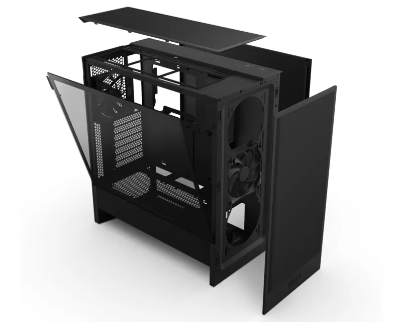NZXT H5 Flow Gaming kućište crno (CC-H52FB-01)  Slika 6