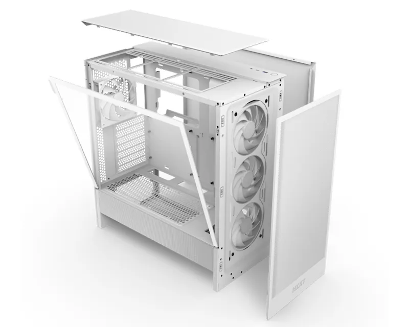 NZXT H5 Flow RGB Gaming kućište belo (CC-H52FW-R1)  Slika 6