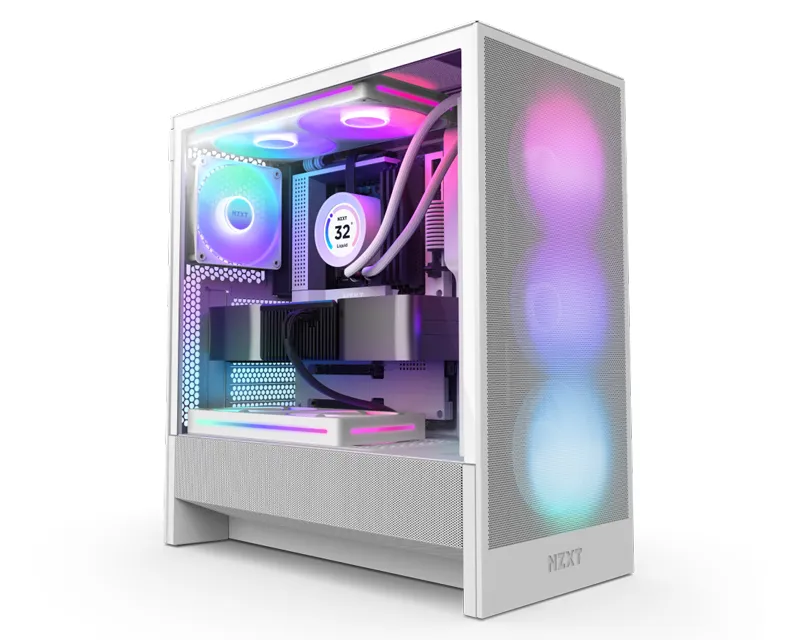NZXT H5 Flow RGB Gaming kućište belo (CC-H52FW-R1)  Slika 1