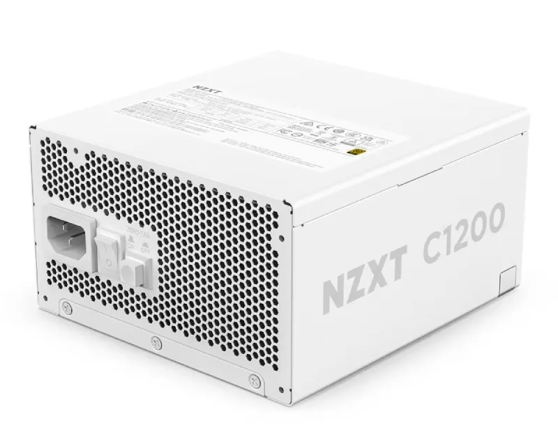 NZXT C1200 Gold ATX 3.X 1200W (PA-2G2BW-EU) modularno napajanje belo Slika 2
