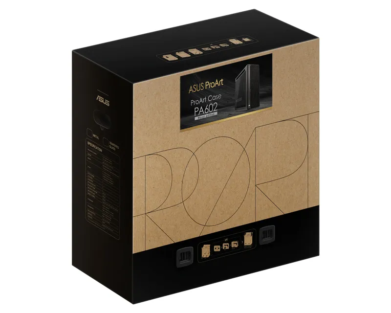 ASUS PROART PA602 WOOD TG PWM BLACK kućište crno Slika 9