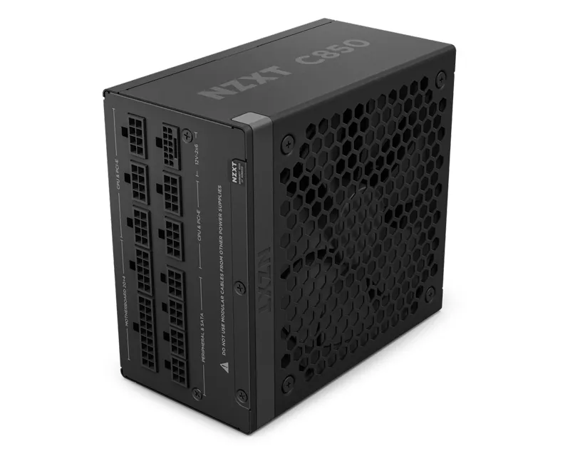 NZXT C850 Gold ATX 3.X 850W (PA-8G2BB-EU) modularno napajanje crno Slika 1