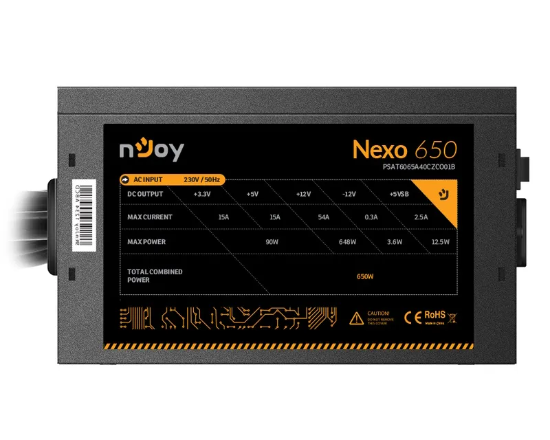 NJOY Nexo 650 650W napajanje (PSAT6065A40CZCO01B) Slika 4