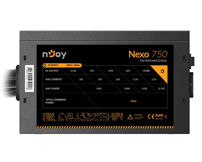 NJOY Nexo 750 750W napajanje (PSAT6075A40CZCO01B) Slika 4