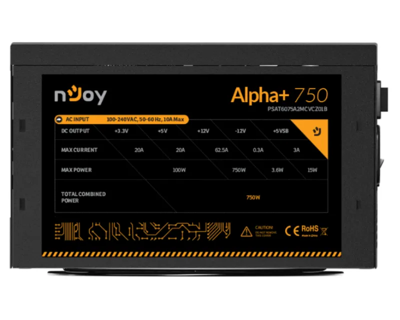 NJOY Alpha+ 750 750W napajanje (PSAT6075A2MCVCZ01B) Slika 4