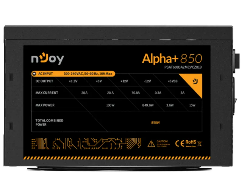 NJOY Alpha+ 850 850W napajanje (PSAT6085A2MCVCZ01B) Slika 4