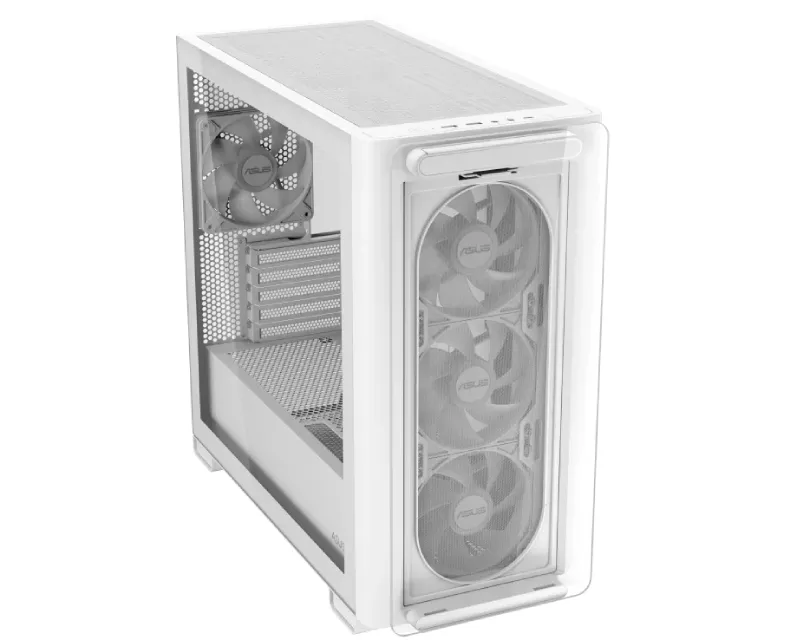 ASUS A23 PLUS TG ARGB micro-ATX kućište belo  Slika 6