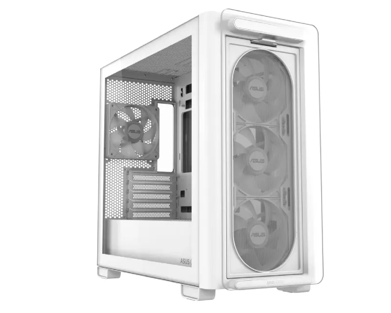 ASUS A23 PLUS TG ARGB micro-ATX kućište belo  Slika 8