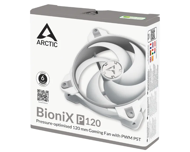 ARCTIC BioniX P120 120mm ventilator sivi/beli (ACFAN00167A) Slika 5